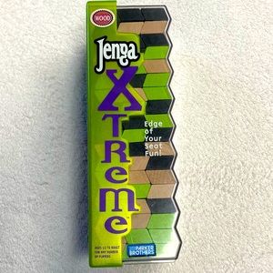 Jenga Xtreme Game, 54 Hardwood Blocks- Like New
